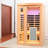 KISRAIS 2 - Person Bluetooth Compatible FAR Infrared Sauna in Hemlock