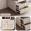 Bureau rectangulaire moderne de style crème minimaliste-455536581