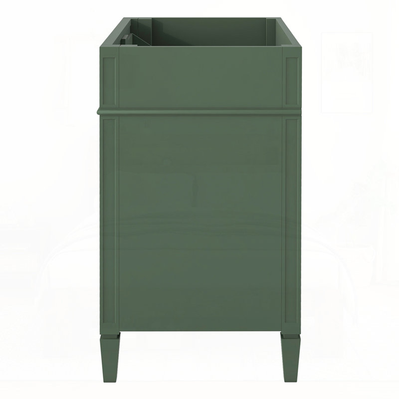 Meuble-lavabo de 30 po sans lavabo supérieur, Vert