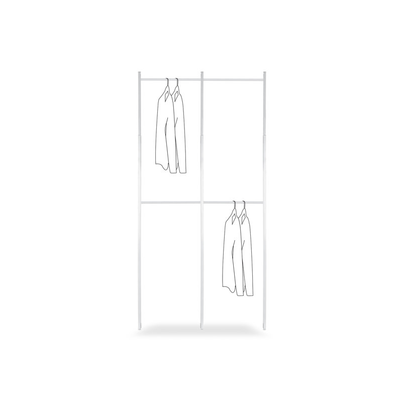 Aura 147.5cm - 257.5cm Closet System