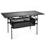 Table de pique-nique d'extérieur pliante en aluminium