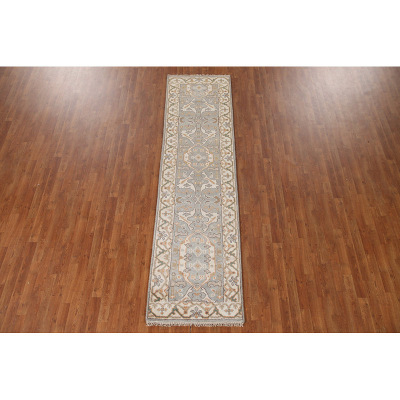 Tapis de couloir oriental All-Over Oushak 3 x 10