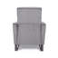 Fauteuil inclinable moderne avec coussins moelleux et pieds en acier inoxydable-977691151