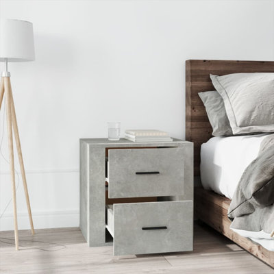 50cm W Manufactured Wood Bedside Table