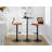 Laurenzio Swivel Upholstered Adjustable Height Counter Stool with Metal Frame-93570924-93570923