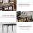 5-Piece Dining Table Set, Metal and Wood Construction, Table for 4 , Industrial Style for Kitchen and Dining Room, Gray Finish