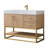 Alistair 42'' Single Bathroom Vanity with Engineered Stone Top-542395277-653744805