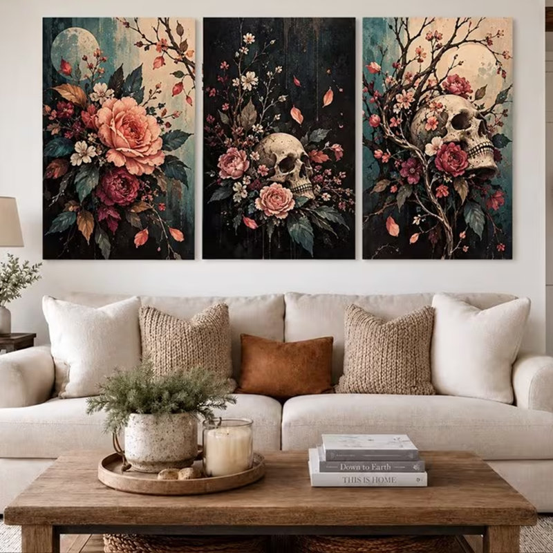 3 Piece Wrapped Canvas Wall Art, 30cm H x 20cm W