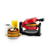 mywaffle Classic Waffle & Chaffle Maker - for Breakfast, Churro, Keto, Belgian and Dessert Waffles - Non-Stick Surface, Extra Deep Plates and Easy