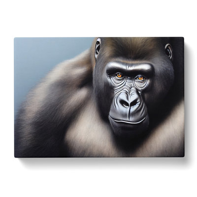 The Blessed Gorilla - Wrapped Canvas