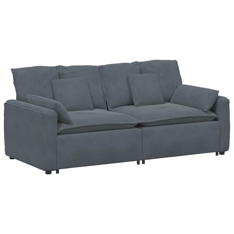  Canapé modulaire gris foncé