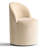 Chenille Upholstered Swivel Vanity Chair With Hidden Casters-519252916