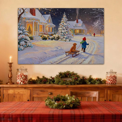 1 Piece Wrapped Canvas Wall Art