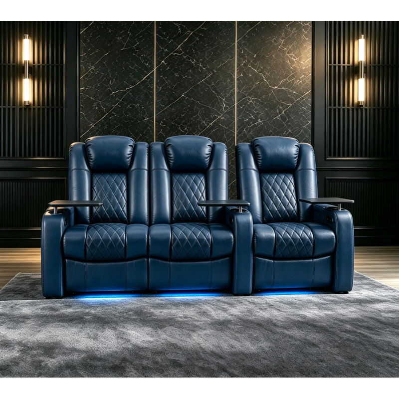 Fauteuil de cinéma inclinable Power Zero Gravity, Blue