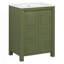 Petit meuble-lavabo de style rétro avec lavabo en céramique