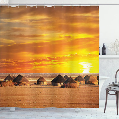 Nash Shower Curtain with Hooks Included