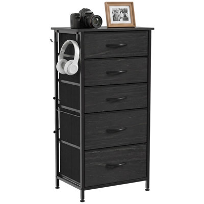45 cm W Chest of 5 Drawers