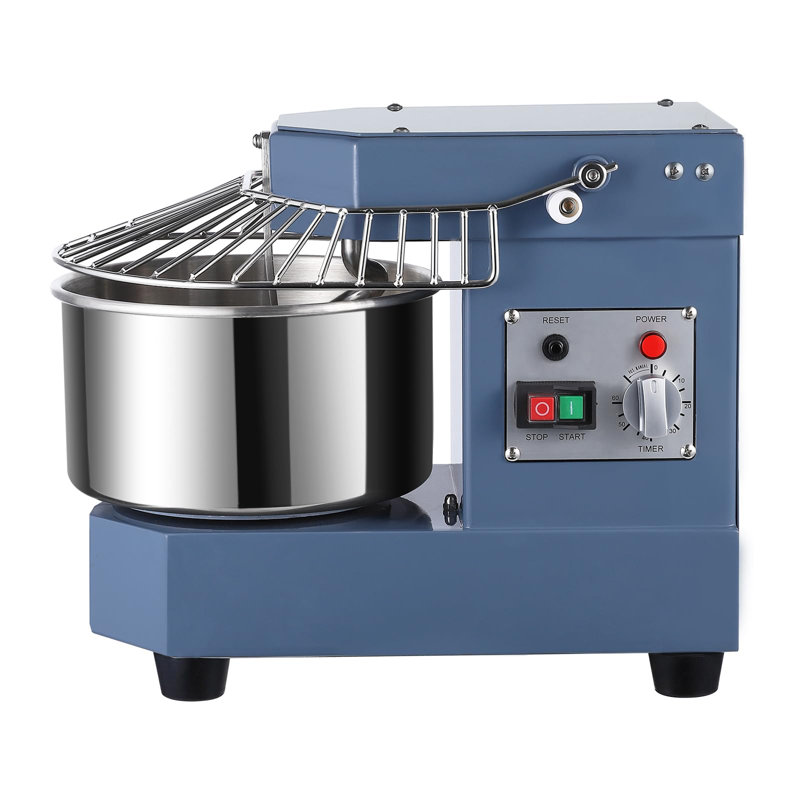 Garvee Commercial Dough Mixer 10.5Qt, 650W Dual Rotating Dough Kneading Machine with Food-Grade Stainless Steel Bowl, Security Shield & Timer, Electric Spiral Mixer for Restaurant Bakery Pizzeria
