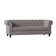 Canapé Chesterfield à accoudoirs roulés