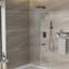 Ensemble de douche avec douchette de baignoire à cascade - Carré mural de 10 po, 3 fonctions, pomme de pluie, douchette, douchette de pluie 10 po, douchette de pluie, élément portatif-121245248