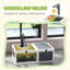 Habitation de tortue en bois grise