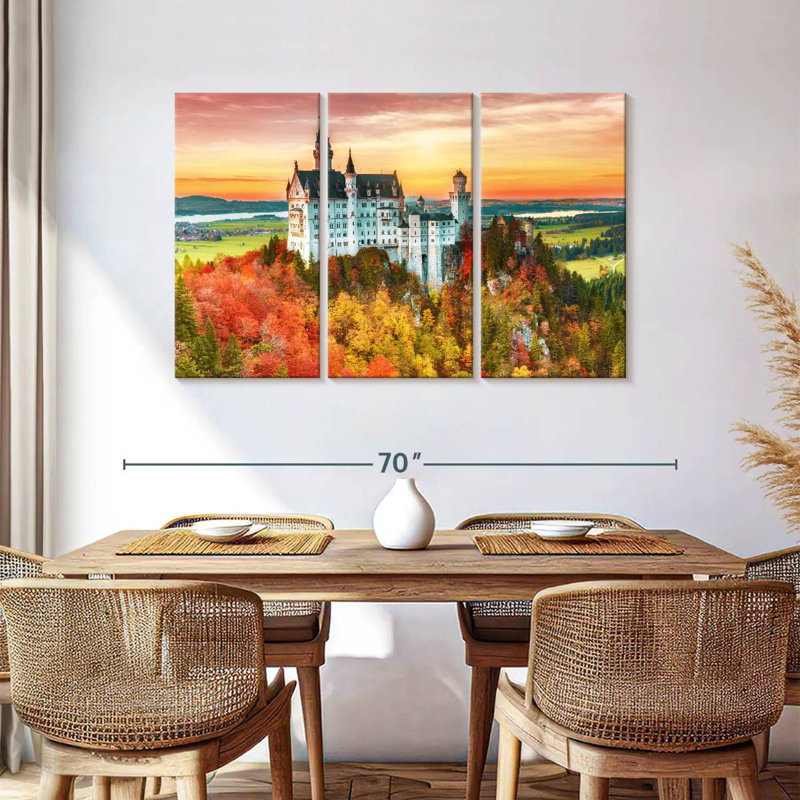 Neuschwanstein, H 36 po x l 57 po