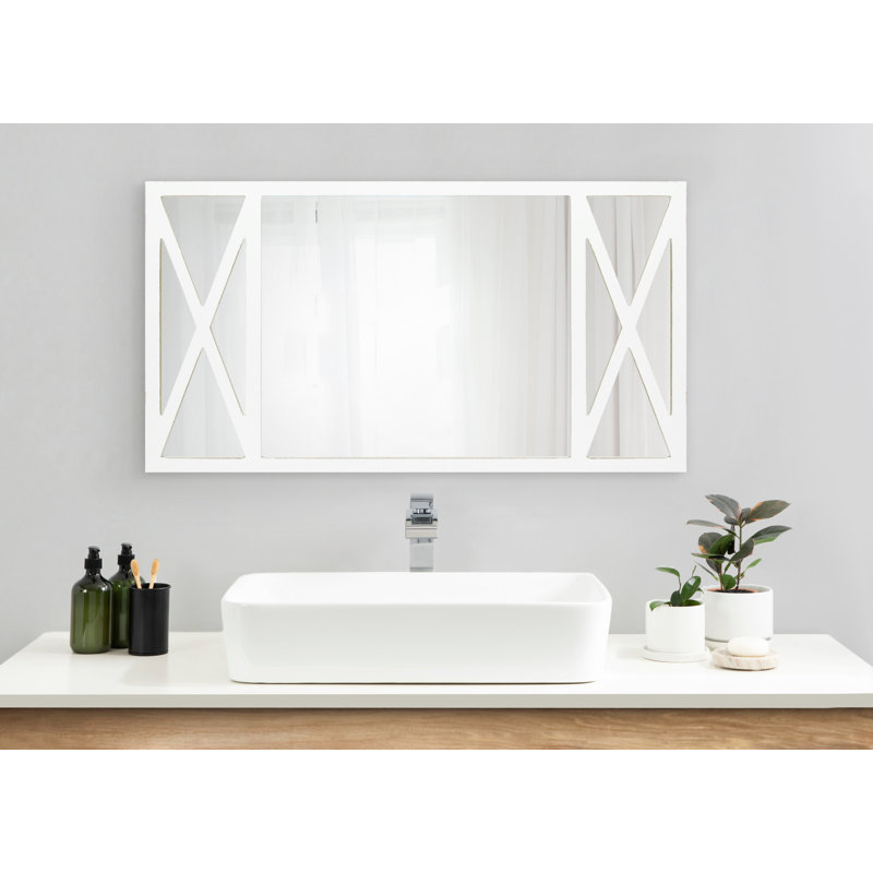 Louvonia Metal Flat Mirror