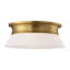Wadsworth Etched Glass Shade Flush Mount-1966719076