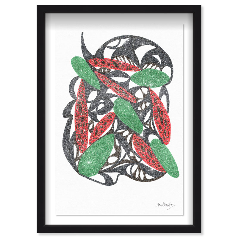 Manuel Roman - Watermelon Still Life Shadowbox Food & Beverages Print by Oliver Gal, Black Frame, 10 x 15, 55.5"H x 37.5"W