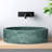 Green Marble Vessel Sink For Bathroom Vanity, Handcrafted Natural Stone Countertop Basin With Polished Finish