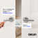 Stark Privacy Door Lever with Push Button and Round Rosette