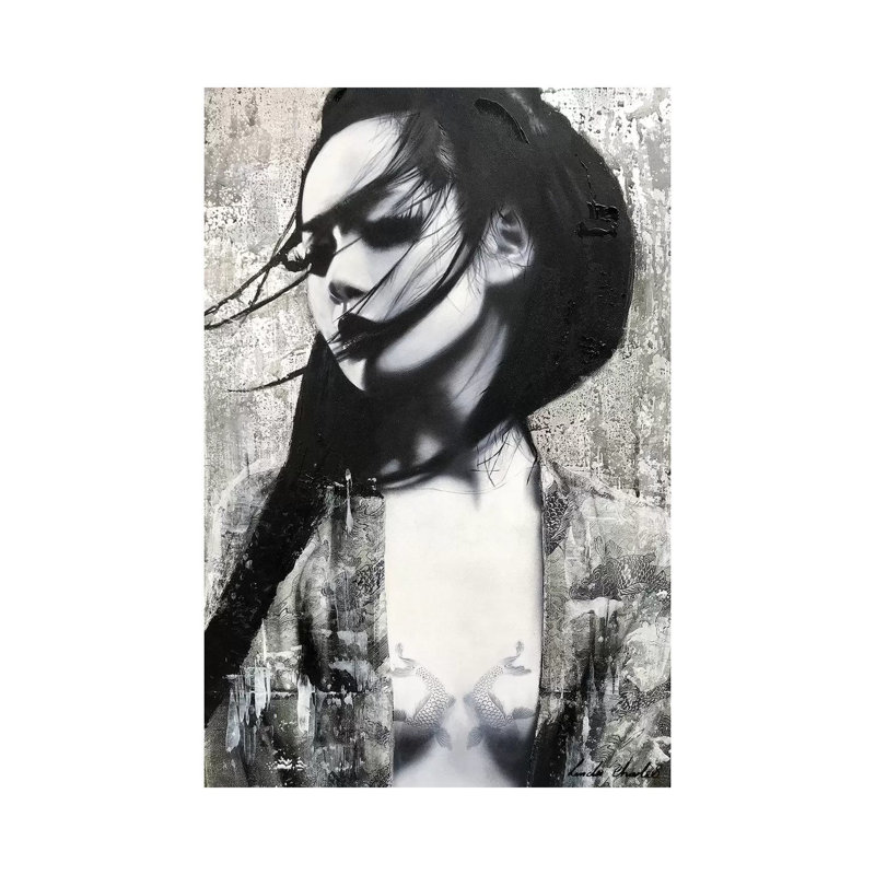Kanako by Linda Charles - Wrapped Canvas Gallery-Wrapped Canvas Giclée