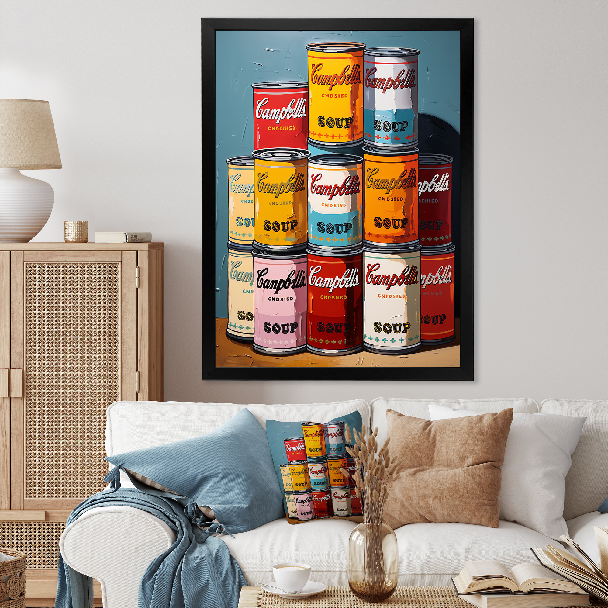 Red Barrel Studio® Curtavious Pop Art Campbells Soup II On Canvas Print ...