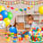 Block Party Decorations,53 Pcs Building Blocks Birthday Decorations Set