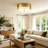 Aubrielle 2 - Light  Flush Mount Ceiling Light with Fabric Drum Shade for Living Room