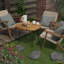 Table basse en bois massif