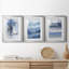 Soft Solace Indigo - Ensemble de 3 reproductions de cadres photo-114015780-114015783