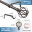 Tringle à rideaux simple 0,75 po Valparaiso-1012893682-1012893695