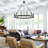 Debbra 12 - Light Candle Style Steel Chandelier Dimmable Wagon Wheel Chandelier-236956335
