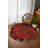 Strawbridge Red Beige Brown Moroccan Machine Printed Cotton Polyester Area Rug-438592949