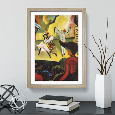 Russian Ballet by August Macke - Picture Frame Painting