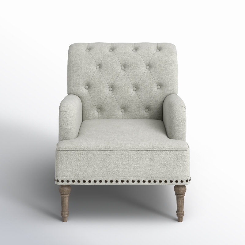 Fauteuil Wilkey, Mélange de polyester blanc