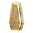 14in Mirrored Gold Vase-155282665