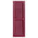 Straight Top Open Louver Shutters Pair