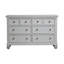 Commode 6 tiroirs Glendale blanc pur