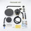 PureEssence 4-Function Dual Round Heads Pressure-Balanced Shower System with Bathtub Spout