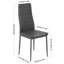 Nunding 47.5cm H Upholstered Metal Upholstered Back Side Chair-796513979