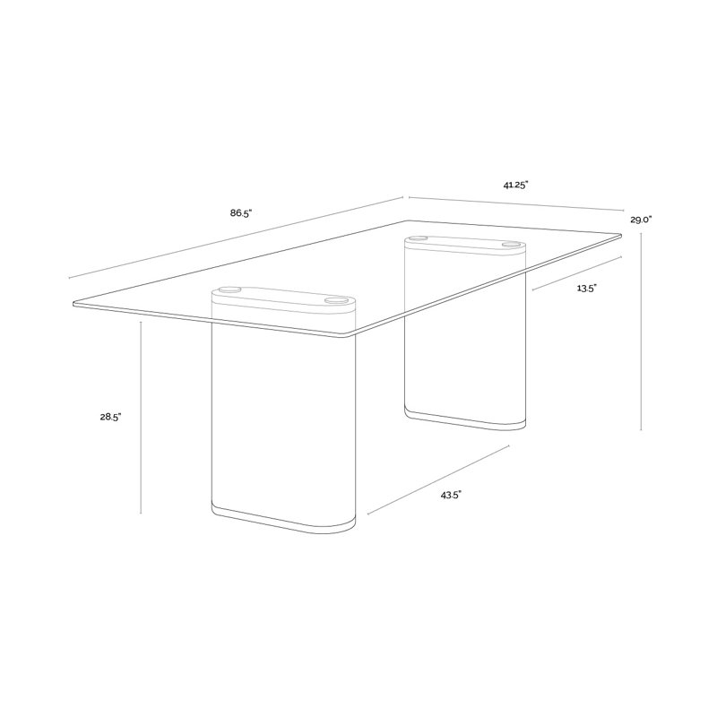 Glass Dining Table