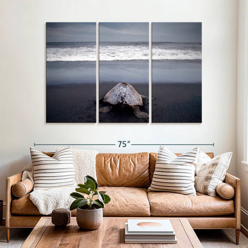 Brampt Ridley Sea Turtle, 42" H x 65" W