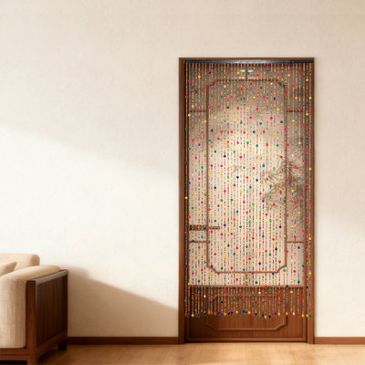 Bamboo Semi Sheer Door Curtain